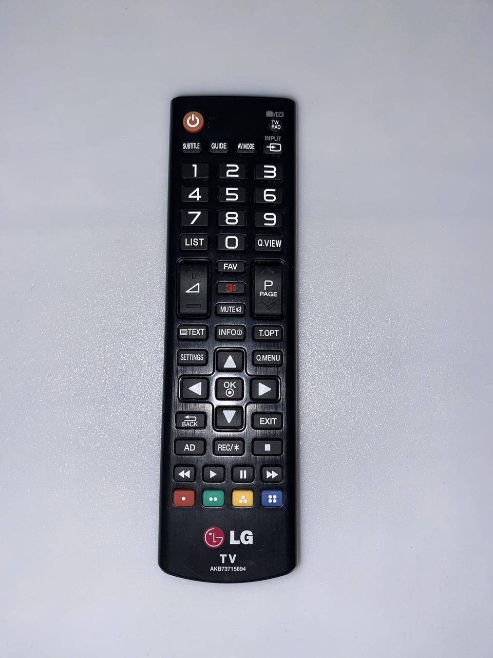 

Пульт дистанційного керування (ПДК) LG TV AKB73715694 для телевізора LG, Черный