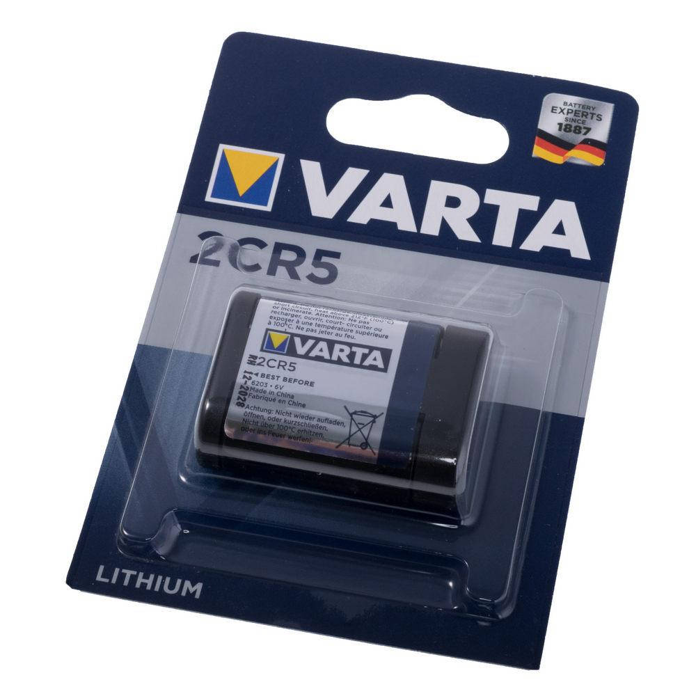 

Литиевая батарейка 2CR5 6V (BAT-2CR5) VARTA