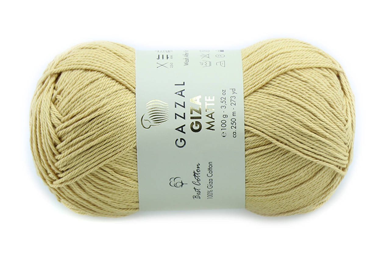 

Gazzal Giza Matte, Светлая карамель №5552, Бежевый