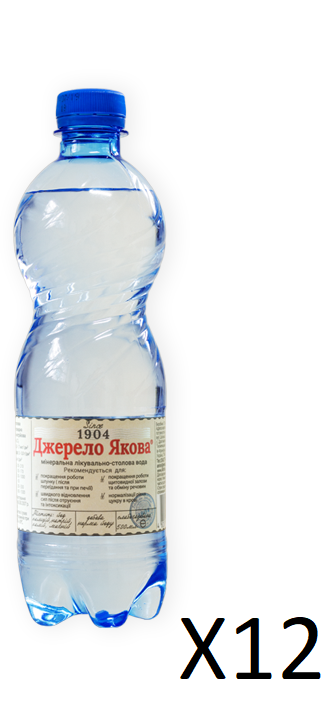 

Вода Джерело Якова Девайтис слабогазированая 0.5л*12шт