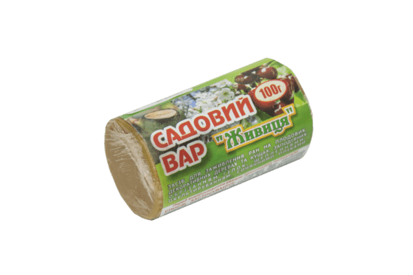 

Садовый вар Живица - замазка для деревьев 100г