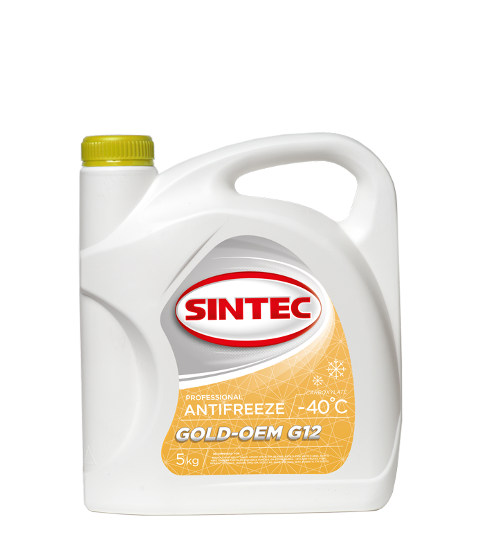 

Антифриз Sintec ANTIFREEZE GOLD G12 5кг (4)