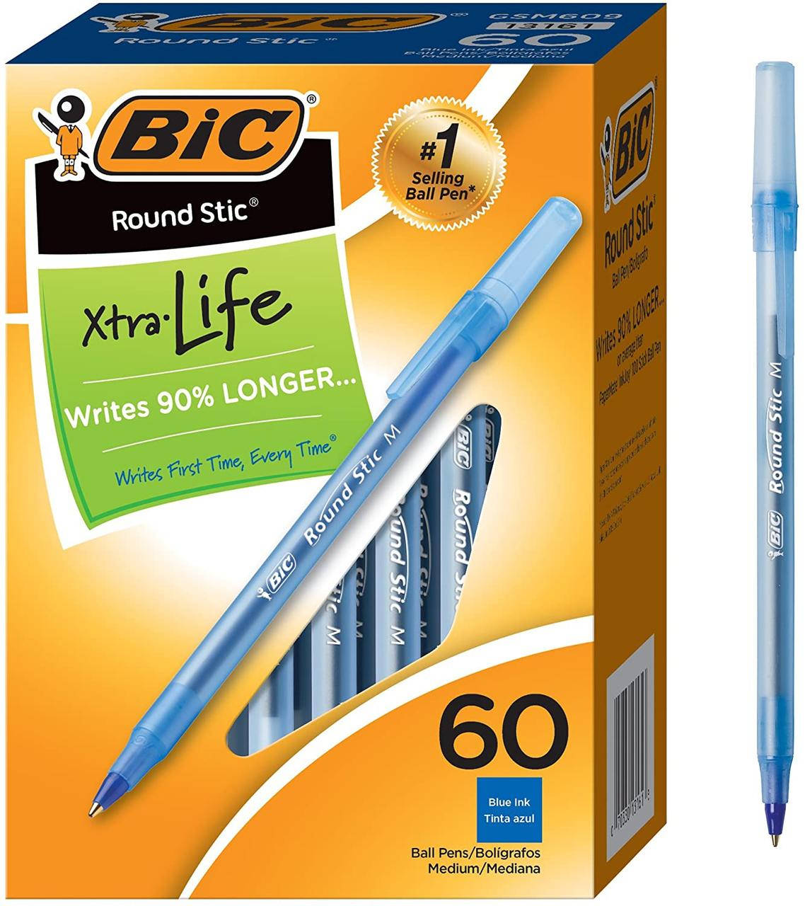 

Ручки шариковые синие для школы офиса BIC