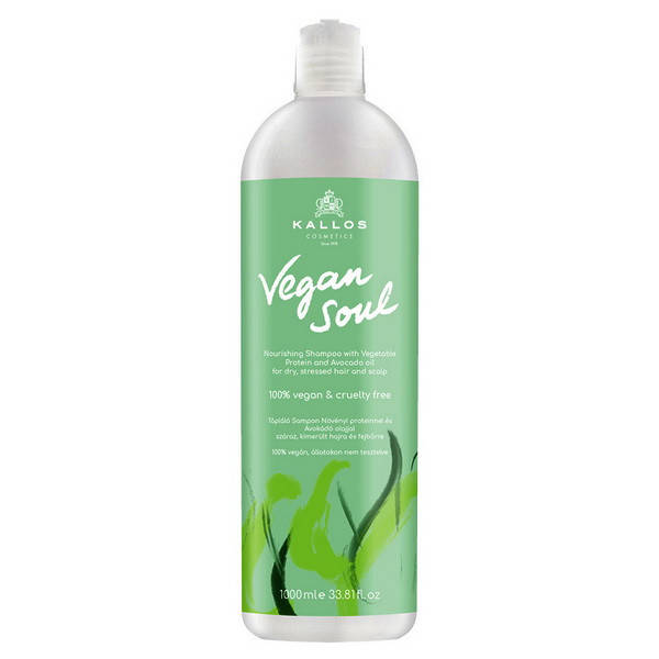 

Шампунь Kallos Vegan Soul питательный с маслом авокадо, 1 л