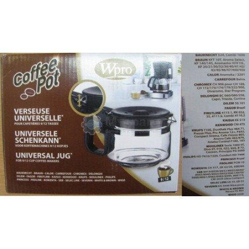 

Универсальная колба для кофеварок Wpro (9/12 чашек) 484000000318