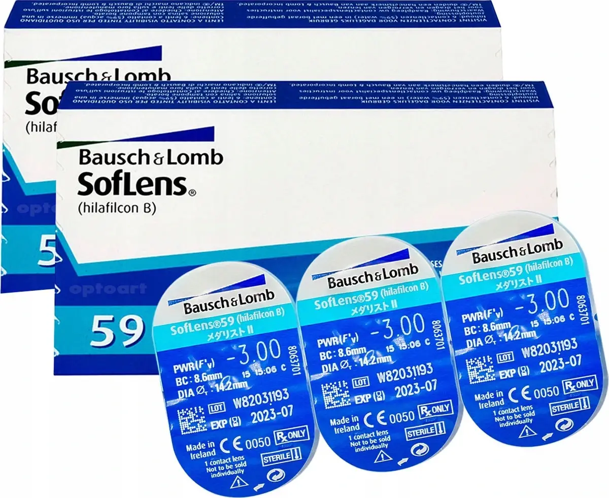 

SOFLENS 59 Контактные линзы Bausch 2x6 шт.