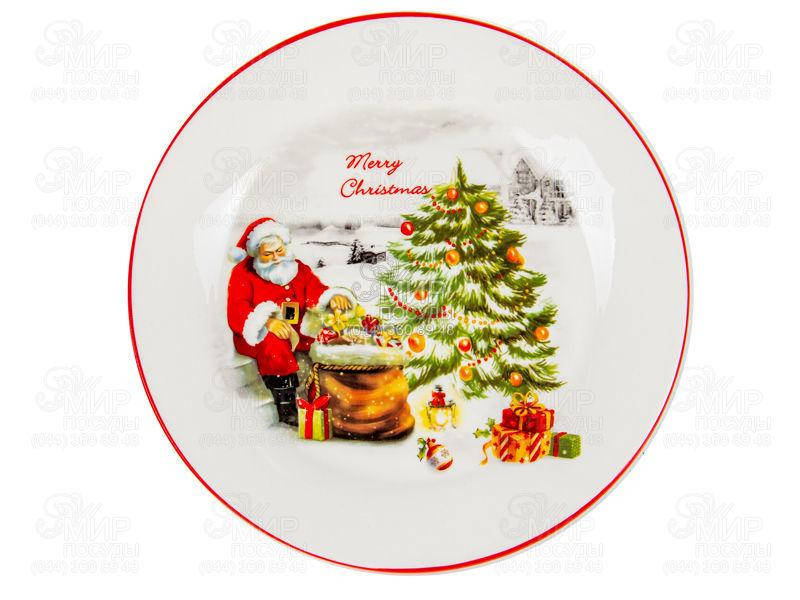 

Lefard China Тарелка салатная Новогодняя коллекция Санта 21см 858-0018