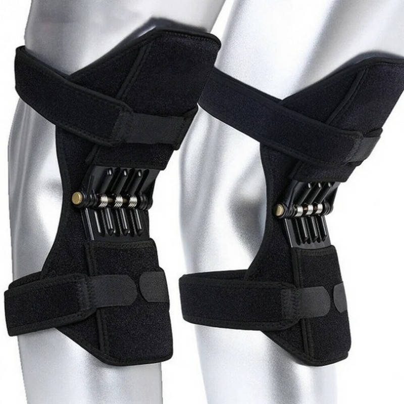

Поддержка коленного сустава Коленные стабилизаторы Фиксатор Power Knees Defender 2 шт черные (Настоящие фото)