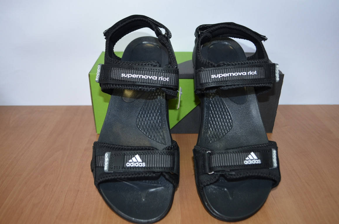 

Сандаль мужские Adidas .Кожаные сандали Адидас.Босоножки мужские., Черный