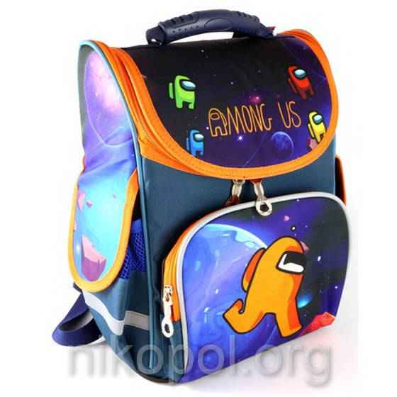 

Рюкзак школьный "SPACE - Амонг ас", ортопедический, коробка 34х26х15 см., Разные цвета