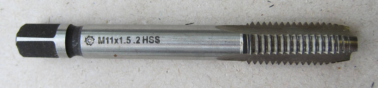 

Метчик машинно-ручной М 11х1,5 одинарный HSS( Р6М5 ) Гост 3266-81 исполнение 2