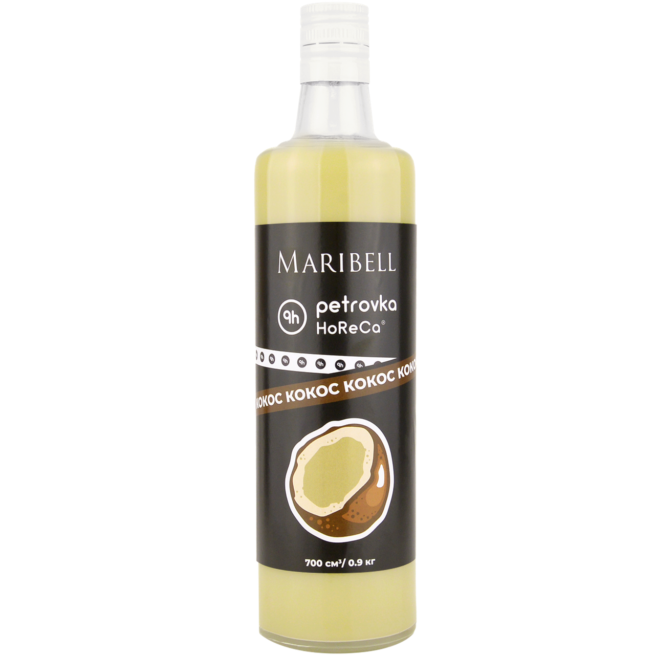 

Сироп б/дозатора коктейльный «Кокос» MARIBELL-PETROVKA HoReCa 700 мл
