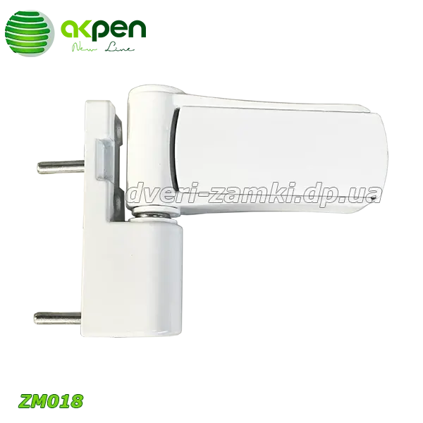 

Петли Akpen ZM018 3D 120 кг для металлопластиковых дверей, Белый