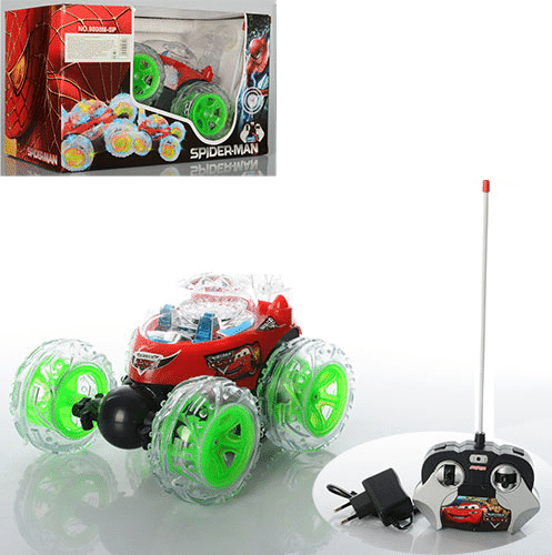 

*Трюковая машинка - перевертыш на радиоуправлении Spider-man арт. 9808 М-SP