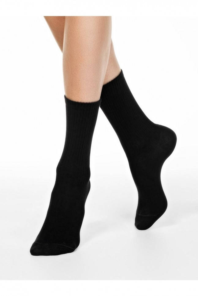 

Носки женские Conte Active 20С-20СП с удлиненной резинкой 000, 25 (38-39), черный