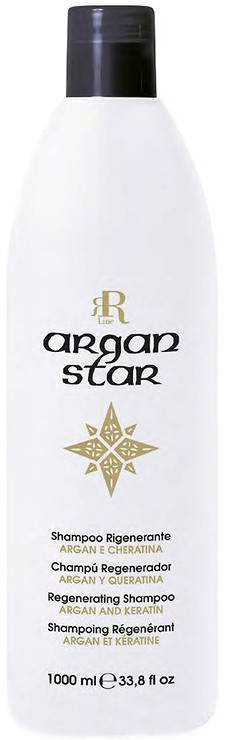 

Шампунь для реконструкции волос с маслом арганы и кератином RR Line Argan Star 1000 мл (948Gu)
