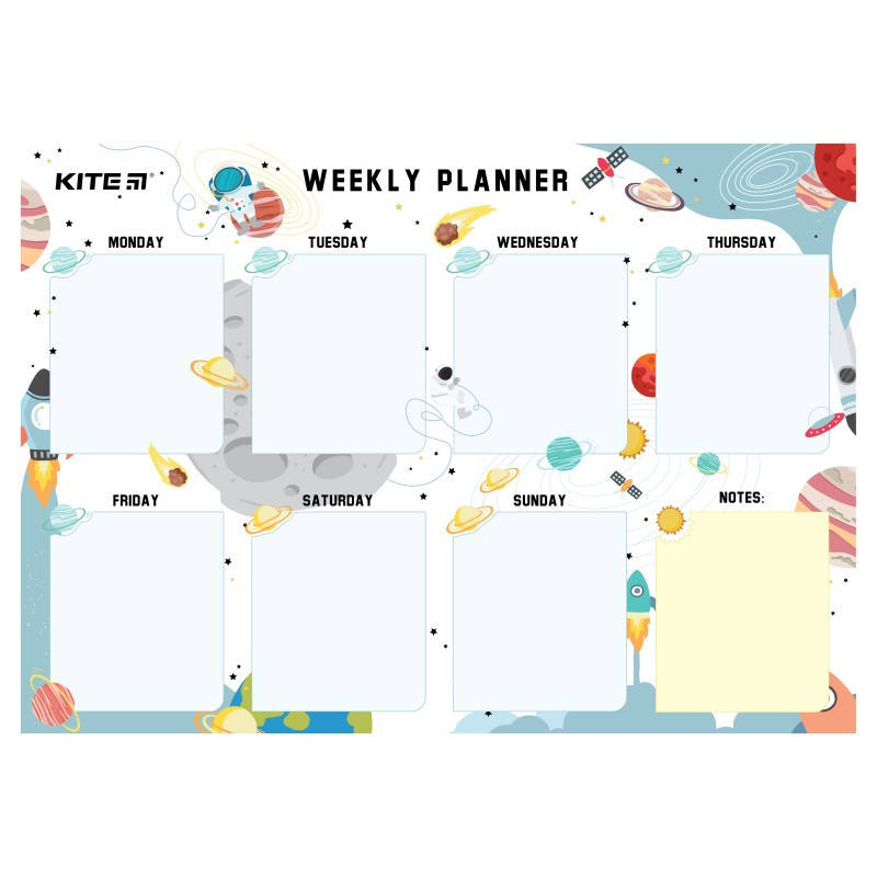 

Планер настенный на месяц Kite Space А4 k22-471-1