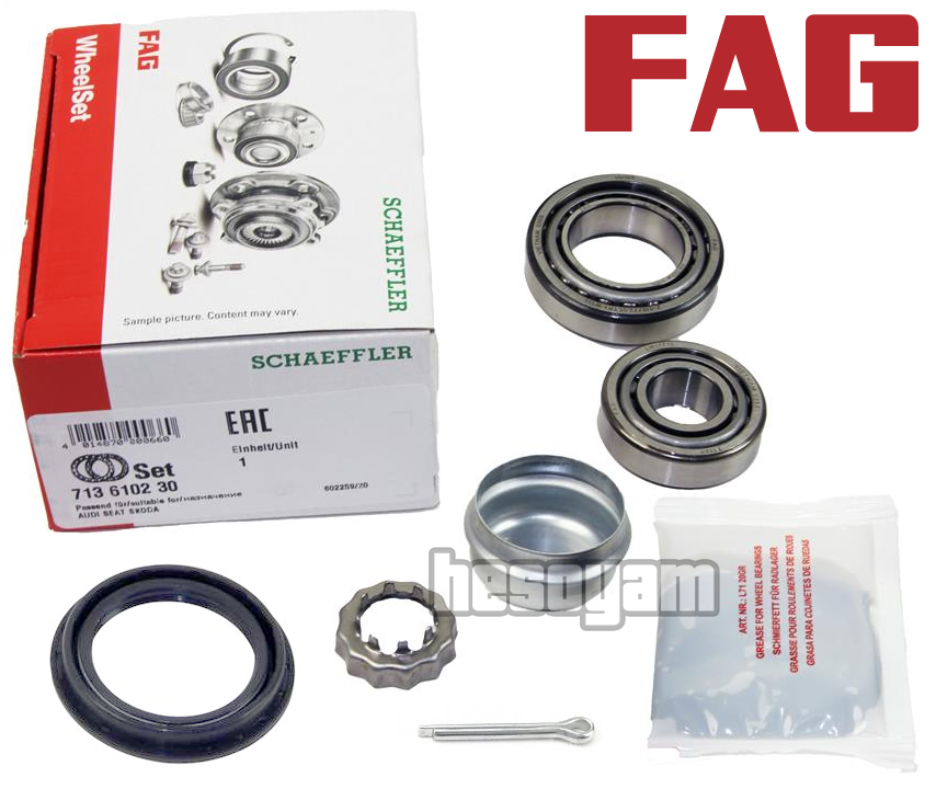 

Подшипник задней ступицы Felicia, Favorit, Passat B3/B4, Golf 3, Polo 3, Ibiza 2 (6U0598625) FAG 713610230
