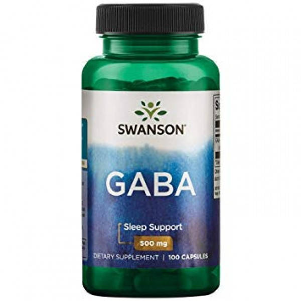 

ГАМК (гамма-аминомасляная кислота), GABA, Swanson, 500 мг, 100 капсул (SWV-01872)