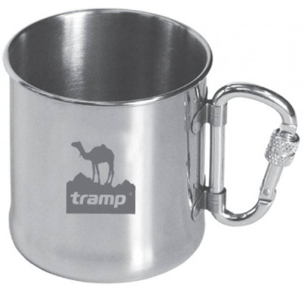 

Кружка с карабином 300 мл Tramp TRC-012 серебряная