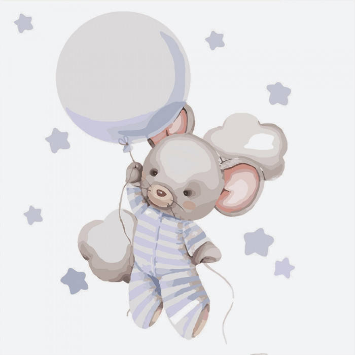 

Картина по номерам. "Путешествие к звёздам" 30х30см арт. КНО2336