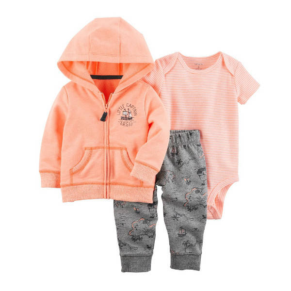 

Трикотажный комплект тройка для мальчика Carters морской путешественник