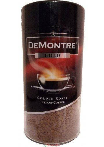 

Кофе растворимый ДеМонтре/DeMontre 200гр Gold Golden Roast Instant Coffee 200g