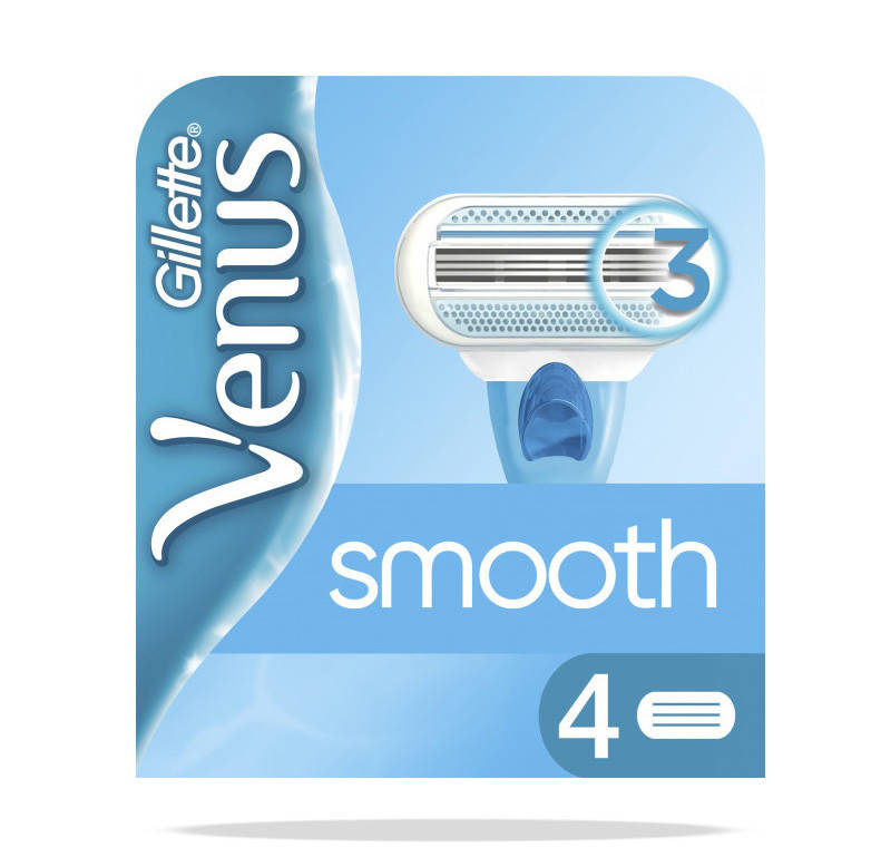 

Сменные картриджи для бритья Gillette Venus Smooth 4шт