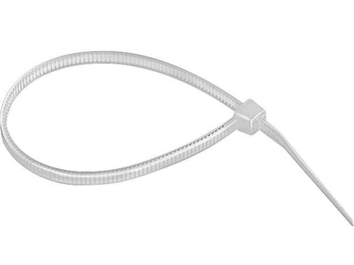 

Хомуты 100 2,5 мм пластиковые белые 100 шт Сибртех 45515, Белый