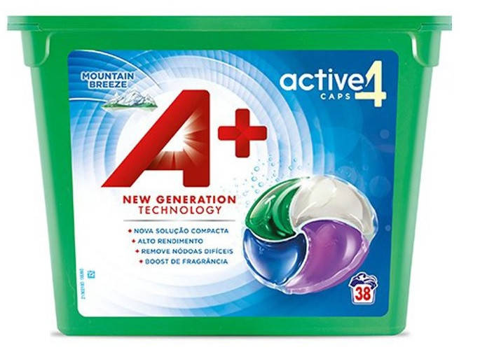 

Капсулы А+ Mountain Breeze 4 в 1 38 шт