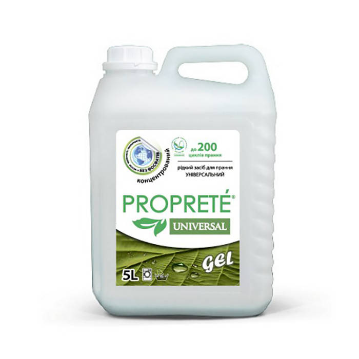 

Жидкое средство для стирки универсальное Proprete, 5 л