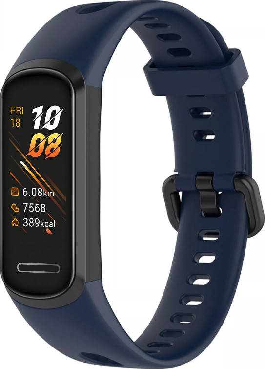 

Силиконовый ремешок Originalic для Huawei Band 4 Темно-синий