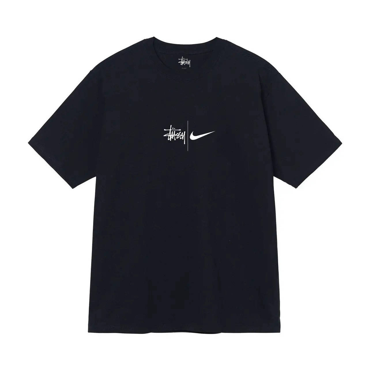 

Черная футболка Nike x Stussy Logo Найк Стасси Стусси футболки унисекс