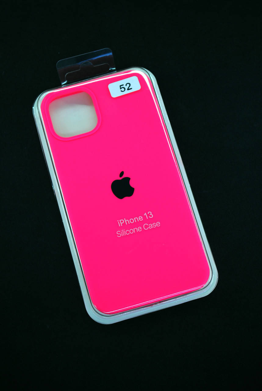 

Чехол для телефона iPhone 13 Silicone Case original FULL №52 ultra pink (4you), Розовый