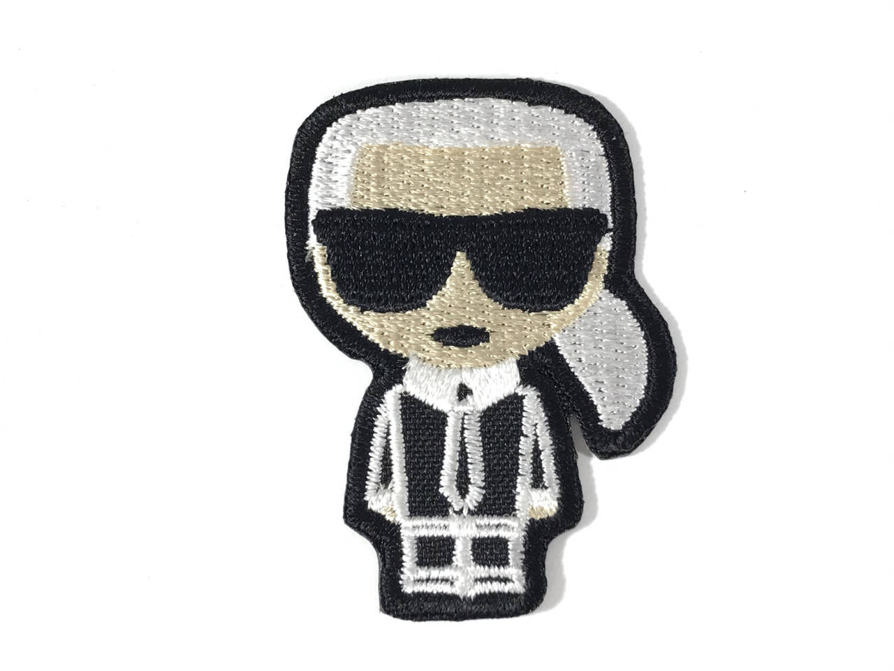 

Нашивка Карл Лагерфельд / Karl Lagerfeld 36х50 мм, Разные цвета