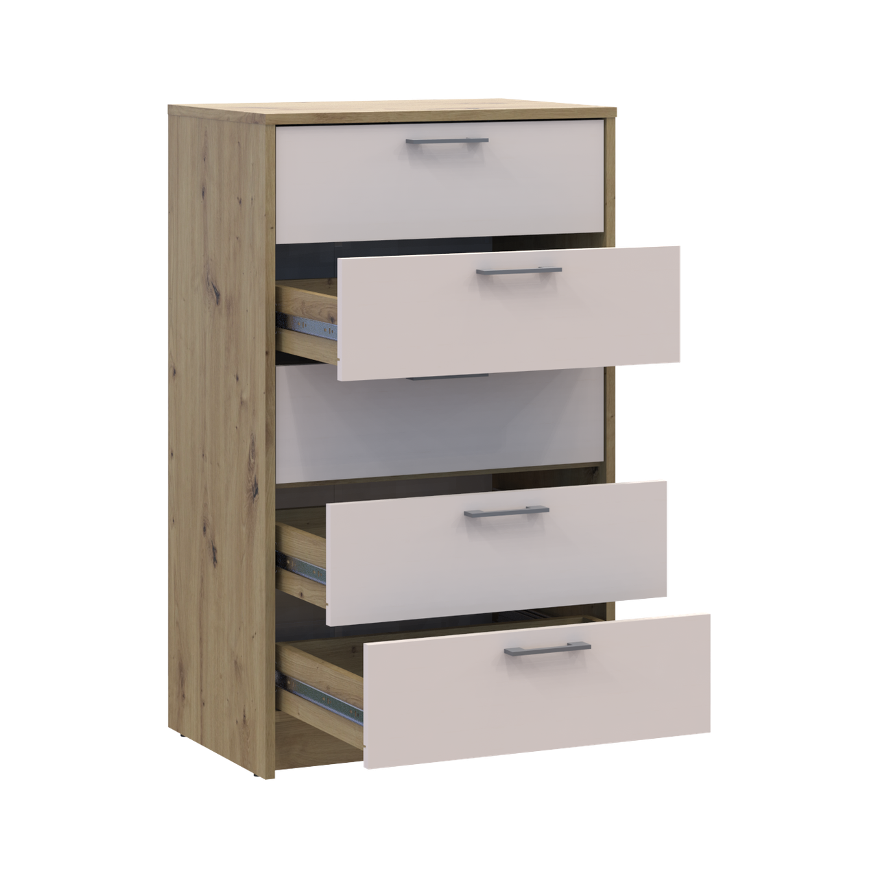 Комод Doros Ронді Дуб Артізан/Кашемір 5 шухляд 60х40х100 (41516189) 5