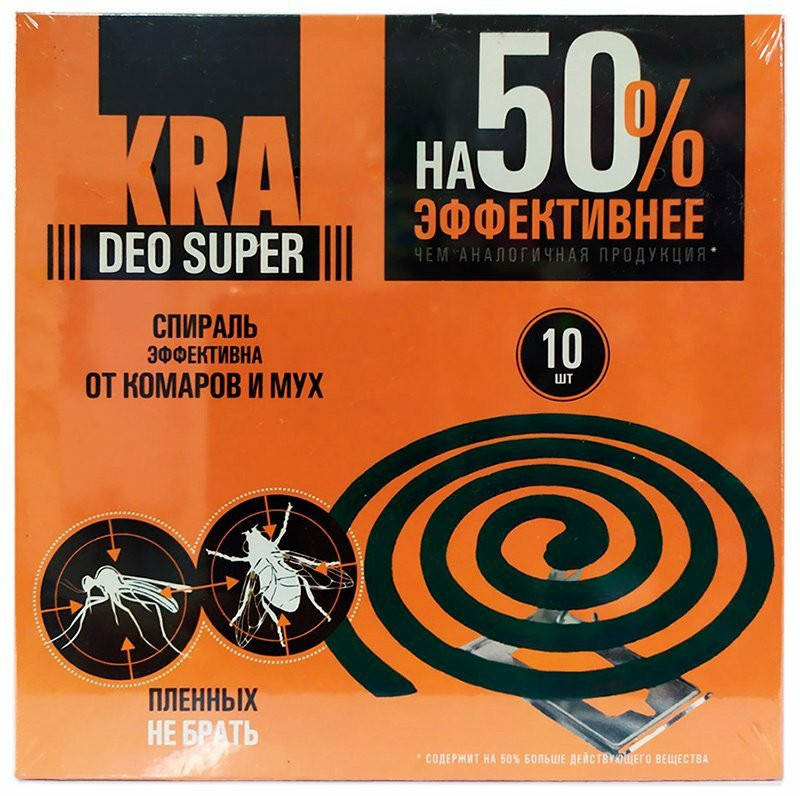 

Спирали от комаров и мух KRA