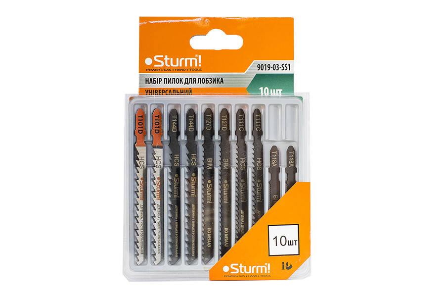 

Набор пилок для электролобзика (10шт) Sturm 9019-03-SS1