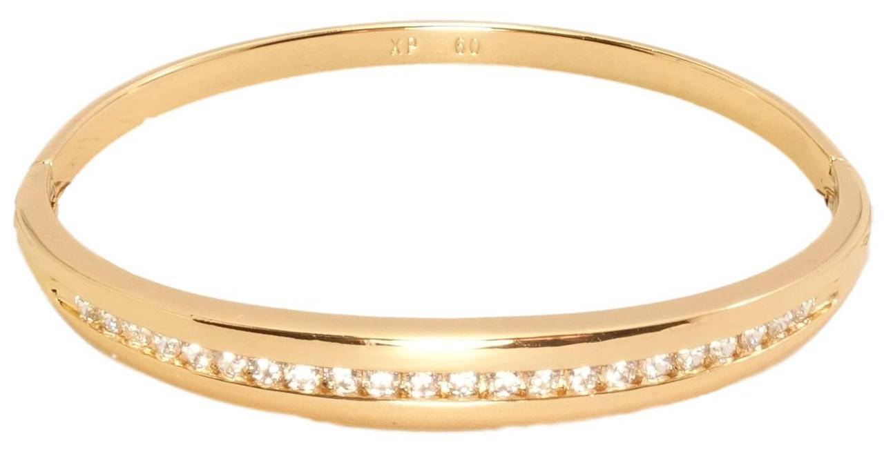 

Браслет Xuping Позолота 18K "Дорожка циркония" ø 6,5см