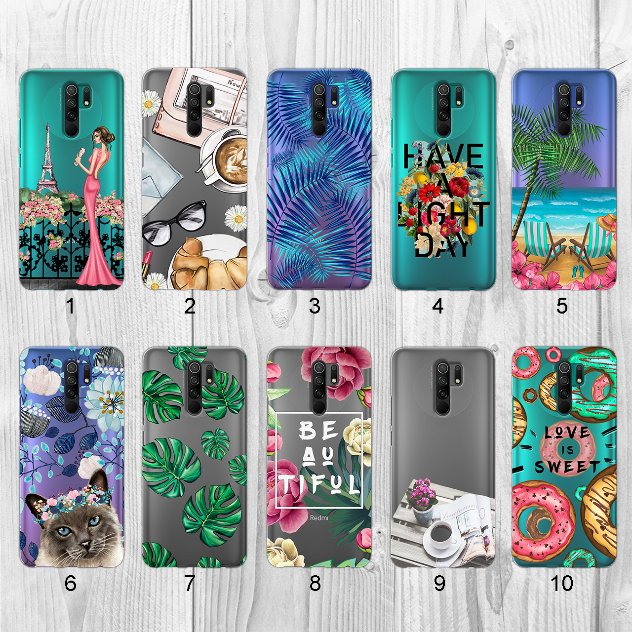 

Силиконовый чехол с рисунком для Xiaomi Redmi 9 (new collection)