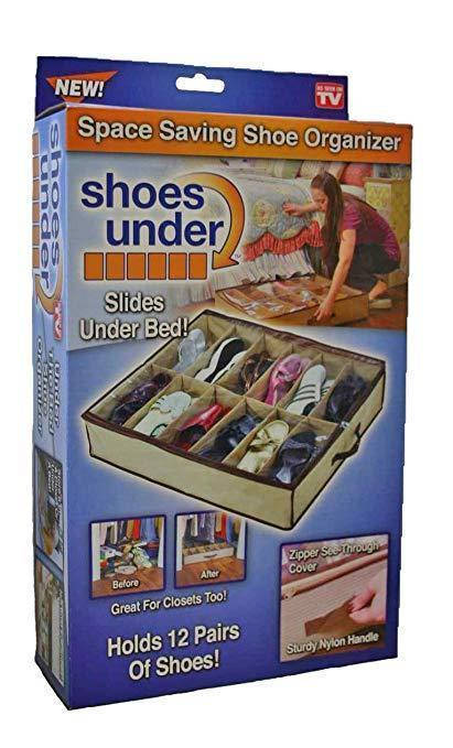 

Органайзер для хранения обуви Shoes Under, протестировано, Бежевый