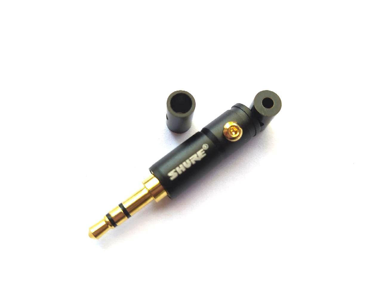 

Штекер стерео 3.5 Jack (3 pin), Shure, металл