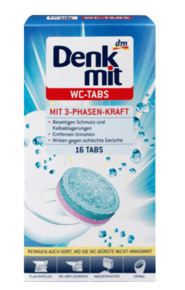 

Таблетки Denkmit WC-tabs для унитаза 16 шт