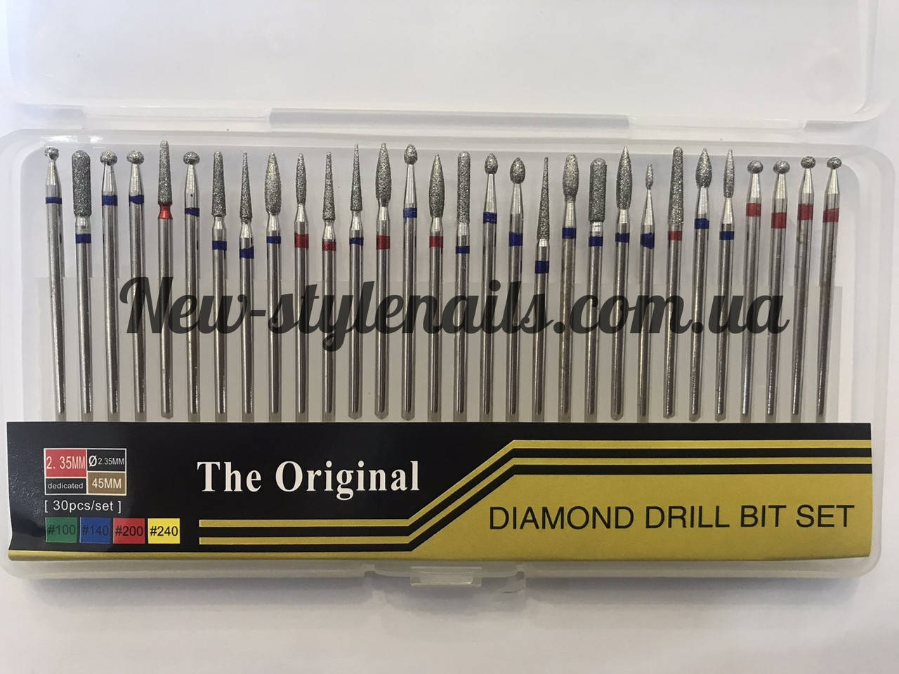 

Набор насадок для фрезера Diamond Drill 30 шт. с алмазным напылением.