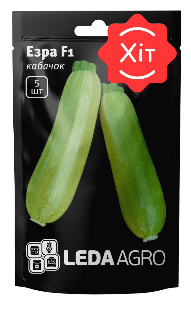 

Езра F1 5 шт Leda Agro Кабачок Насіння (Эзра F1 Кабачок Семена)