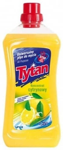 

Универсальное моющее средство Tytan концентрат лимон 1,25л