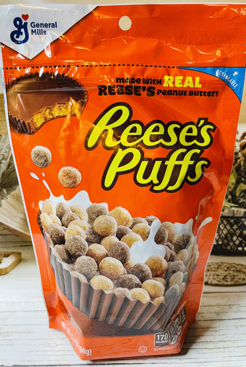 

Сухий сніданок Reese's Puffs кукурудзяні кульки з арахісовою пастою