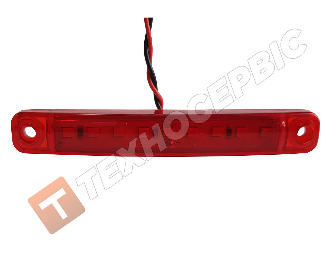 

Фонарь габаритов 12-24v красный 9LED маркерный светодиодный (пр-во Турция)