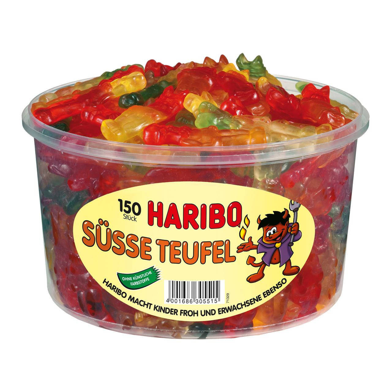

Haribo Susse Teufel 150 Stuck 1200 g