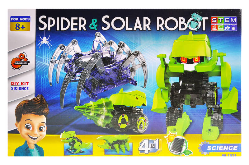 

Робот-конструктор на солнечных батареях 1021 STEM Solar Spider and Robot